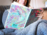 Cuaderno de bocetos de piel vegana de Denik, de 7 x 9 pulgadas, con 88 páginas en blanco - Arteztik
