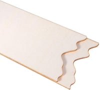 Cartel de madera sin terminar, rectángulos de madera para manualidades, escritura, suministros de bricolaje, grabado y tallado, decoraciones del hogar (7 x 3 x 0.1 in, 24 unidades) - Arteztik
