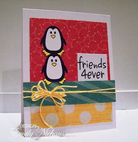 Los sellos de la vida morepenguins2love sellos transparentes para tarjetas y álbumes de recortes (4 x 6 inch hoja) por Stephanie Barnard – lindo pingüinos y sentimientos - Arteztik
