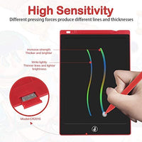 Sunany - Tableta de escritura LCD de 11 pulgadas, tablero de dibujo para niños, diseño de tabla, dibujo de dibujos de dibujos para niños, escritura y aprendizaje de garabatos para regalo para niñas y niños (rojo) - Arteztik
