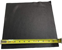 Cuero de vaca de grano natural: piezas de cuero precortadas de 12 x 12 pulgadas (blanco apagado) - Arteztik
