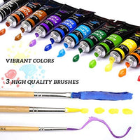 WINSONS juego de pintura acrílica, no tóxico, 24 colores (24 x 0.4 fl oz), pigmentos ideales para principiantes, pintores, niños, estudiantes, escuela y aula - Arteztik
