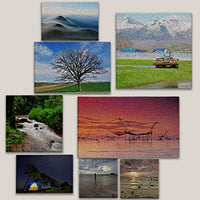 URATOT - 9 paneles de lienzo en blanco para artistas, varios tamaños, varios paneles de lienzo, creativos paneles de pintura en blanco para pintar - Arteztik
