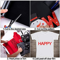 Ruisita - Rollo de vinilo de transferencia de calor de 2 rollos de papel de transferencia de calor suave HTV para ropa de bricolaje, camisetas, cuero, telas, artes y manualidades - Arteztik
