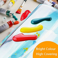 Jinzi - Pintura para vidrieras con base de laca para pintura de cristal teñido superior, pintura permanente para ventana (12 colores x 0.84 fl oz) - Arteztik

