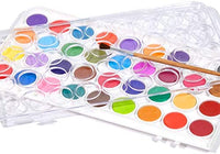 WINSONS juego de pintura de acuarela, lavable, no tóxico y rico pigmento 36 colores acuarelas Set ideal para estudiantes/niños y artistas principiantes - Arteztik
