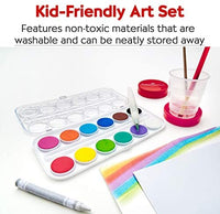 Faber-Castell - Juego de pintura texturizada para niños (12 piezas, 5 pinceles de pintura Tempera y pinceles de textura) - Arteztik
