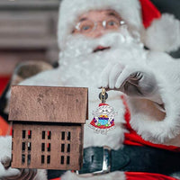 Cieovo - 8 llaveros de Navidad con diamantes de imitación, diseño 5D - Arteztik
