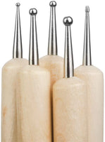 Valar Dohaeris de bola Stylus Dotting Tools Set Embossing Madera Patrón arcilla Sculpting Herramientas de Modelado - Arteztik
