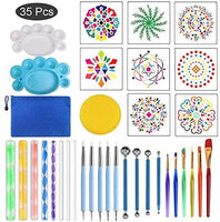 32 herramientas de punteado de mandala para pintar mandalas y pintura de roca con herramientas de punteado con bolsa de almacenamiento - Arteztik
