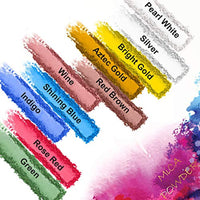 Alritz Mica Powder Pigment - Indigo - Botella de 1 oz - Polvo metálico de mica de grado cosmético para arte epoxi, joyería de resina, uñas, pintura, bellas artes, maquillaje, colorante de limo, tinte de jabón - Arteztik
