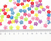 Dandan bricolaje 80pcs 10 mm (0.4") Mini – Flores de resina con brillante Rhinestone Flatback Resina Botones Flatback Resina Craft – Tarjetas de flores phonecover Craft Scrapbooking - Arteztik
