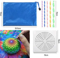 EWONICE - Juego de 20 herramientas de punteado de mandala, plantilla de bola, lápiz capacitivo, bandeja de pintura, juego de herramientas de punteado para arcilla, cerámica, pintura, piedras, colorear, dibujo y arte - Arteztik
