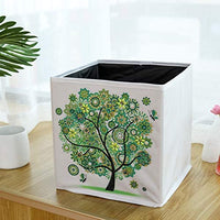 5D DIY Diamond Painting Caja de almacenamiento plegable, Mosaico Hacer Taladro Forma Especial Diamante Kit de Pintura para Bolsas, Bordado Diamante Artes Artesanía Decoración del Hogar (H) - Arteztik
