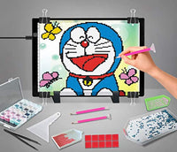 Tablero de luz para pintura de diamante con soporte, súper delgado, regulable, A4, 2da generación, con almohadilla de luz de pintura de diamante con kit completo de herramientas de pintura de diamante y accesorios - Arteztik
