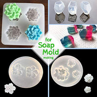 Kit de fabricación de moldes de silicona – Líquido translúcido de goma de silicona para hacer moldes de silicona, molde de resina epoxi DIY – Fácil 1:1 relación de mezcla de silicona para fundición, fabricación de joyas, Manual, Artesanía – 10.6 oz/8.1 fl - Arteztik
