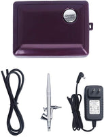 Kit de maquillaje de aerógrafo de luz fijo para cosméticos y sistema compresor para cara, uñas, tatuajes temporales, decoración de pasteles - Arteztik
