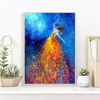 5D DIY Diamond Painting Kits for Adults 30x40cm, Full Square Drill Diamond Crystal Rhinestone Embroidery Cross Stitch Pictures Arts Craft for Home Wall Decor Gift Dancer Girl - Arteztik
