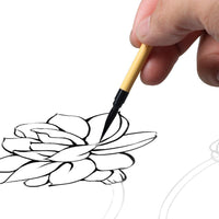 Wancetang - Juego de pinceles de caligrafía china para pintura profesional, 5 unidades - Arteztik

