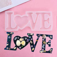Thanksky - Moldes de resina de cristal, diseño único con letras de cristal, para decoración de interiores, decoración del hogar, arte de pared, para colgar en la pared (mezcla) - Arteztik
