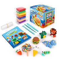 Arcilla seca al aire de Sago Brothers, arcilla de modelado de 24 colores para niños, arcilla mágica de moldeo para limo añade y suministros de limo, regalo para niños Set de arte para niños y niñas - Arteztik
