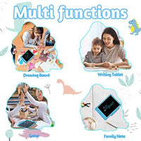 KOKODI - Tableta de escritura LCD de 8,5 pulgadas de color Doodle Board Dibujo Tablet, bloc de dibujo electrónico con función de bloqueo, juguetes educativos y de aprendizaje para niñas de 3, 4, 5 y 6 años (azul) - Arteztik
