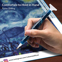 Bolígrafo de resina pintado a mano con diamantes, bordado de diamantes 5D bricolaje, hecho a mano, bolígrafo perforador de diamantes de fantasía, herramienta para coser y arte de uñas - Arteztik
