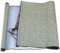 Ellkee - Papel de agua de tela mágica china reutilizable con 1 cepillo de bambú y 1 envoltorio para bolígrafos, juego de caligrafía china práctica para principiantes, escritura gruesa con desplazamiento (4 artículos) - Arteztik
