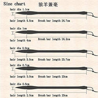 Juedi Chinese Calligraphy Brush Set Chinese Brush Set Watercolor Sumi Drawing Brush Writing Painting Pack of 8 - Arteztik
