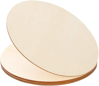 Caydo 5 piezas de 14.0 in de madera circular para puerta Percha de madera redonda sin terminar para pirografía, pintura y decoraciones navideñas - Arteztik
