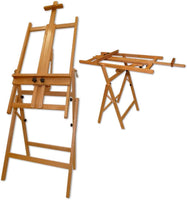 Mont Marte grande H-Frame ajustable multiuso Studio Artista Piso caballete - Arteztik
