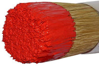 Cepillo de pintura de tiza y cera, para muebles, pintura profesional grande redonda hecha a mano con todas las cerdas naturales - Arteztik
