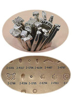 BANYOUR 20 unids cuero estampado herramienta cuero tallado trabajo silla hacer herramientas DIY cuero artesanía sellos conjunto DIY martillo cuchillo giratorio - Arteztik
