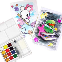 Sakura Set de bolsillo Koi acuarela, 12 colores - Arteztik
