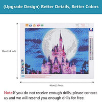 Kit de pintura de diamante 5D para adultos y niños, para principiantes, pintura de bordado con diamantes de imitación de cristal con perforación completa, para decoración de pared de interior del hogar (adorable gato-11.8 x 15.7) - Arteztik
