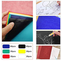 200 hojas de papel de carbono para trazado, transferencia de papel de carbono de grafito de papel de copia con 5 piezas de lápiz para repujado puntero para madera, papel, lienzo y otras superficies de arte 8.3 x 11.7 pulgadas - Arteztik
