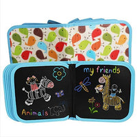 DELENA Libro de dibujo borrable para niños pequeños juguetes para viajes por carretera actividades de dibujo Pad para juego de pintura Set (Bird) - Arteztik
