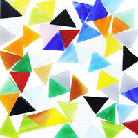 Azulejos de mosaico de vidrio con formas y colores mezclados piezas de vidrio para manualidades - Arteztik
