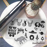 TECKWRAP - Rollo de vinilo adhesivo gris espacial cromado (1 x 5 pies) - Arteztik

