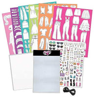 Fashion Angels Fashion Design Light Pad Sketch Set 12521 Light Up Tracing Pad, incluye USB, Ultra Thin Tablet, Multi - Arteztik
