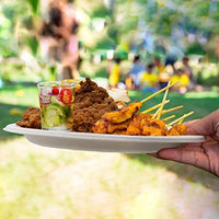 Platos compostables, base vegetal, 9 pulgadas (500, 9 pulgadas) - Arteztik
