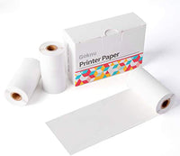 Phomemo - Papel térmico autoadhesivo imprimible para impresora móvil M02/ M02 Pro/ M02S con Bluetooth, 1.969 in x 11.5 ft, 1.181 in de diámetro, 3 rollos - Arteztik
