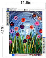 Kit de pintura de diamante 5D para adultos y niños, broca completa, redonda, con diamantes de imitación, arte abstracto, pintura al óleo, perfecto para decoración de la pared del hogar, regalo (12 x 16 pulgadas) - Arteztik
