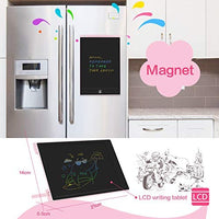 Sunany - Tableta de escritura LCD de 11 pulgadas, tablero de dibujo para niños, diseño de tabla, dibujo de dibujos de dibujos para niños, escritura y aprendizaje de garabatos para regalo para niñas y niños (rojo) - Arteztik
