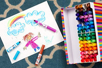 Crayola Pip Squeaks Set de marcadores, mini marcadores lavables, 64 unidades, regalo para niños - Arteztik
