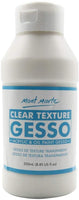 Mont Marte Premium Clear Texture Gesso acrílico mediano 8.45 oz (8.5 fl oz) - Arteztik
