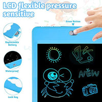 KOKODI - Tableta de escritura LCD de 8,5 pulgadas de color Doodle Board Dibujo Tablet, bloc de dibujo electrónico con función de bloqueo, juguetes educativos y de aprendizaje para niñas de 3, 4, 5 y 6 años (azul) - Arteztik
