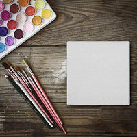 Acrux7 Paneles de lienzo de 6.0 x 6.0 in, 12 unidades, 100 % algodón, lienzo estirado para pintura acrílica, pintura al óleo, otros medios de arte húmedo o seco - Arteztik
