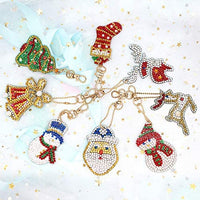 CooCu - Llavero con diamantes de imitación, diseño de mosaico con diamantes de imitación, para hacer taladros decorativos, arte y manualidades, para adultos y niños (corazón) - Arteztik
