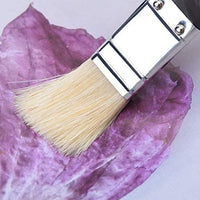 Fuumuui - Juego de 11 pinceles profesionales 100% naturales para pintura al óleo de gouache acrílico, cerdas de cerdas de cerdo de cerdo puro con una caja de transporte (amarillo) - Arteztik
